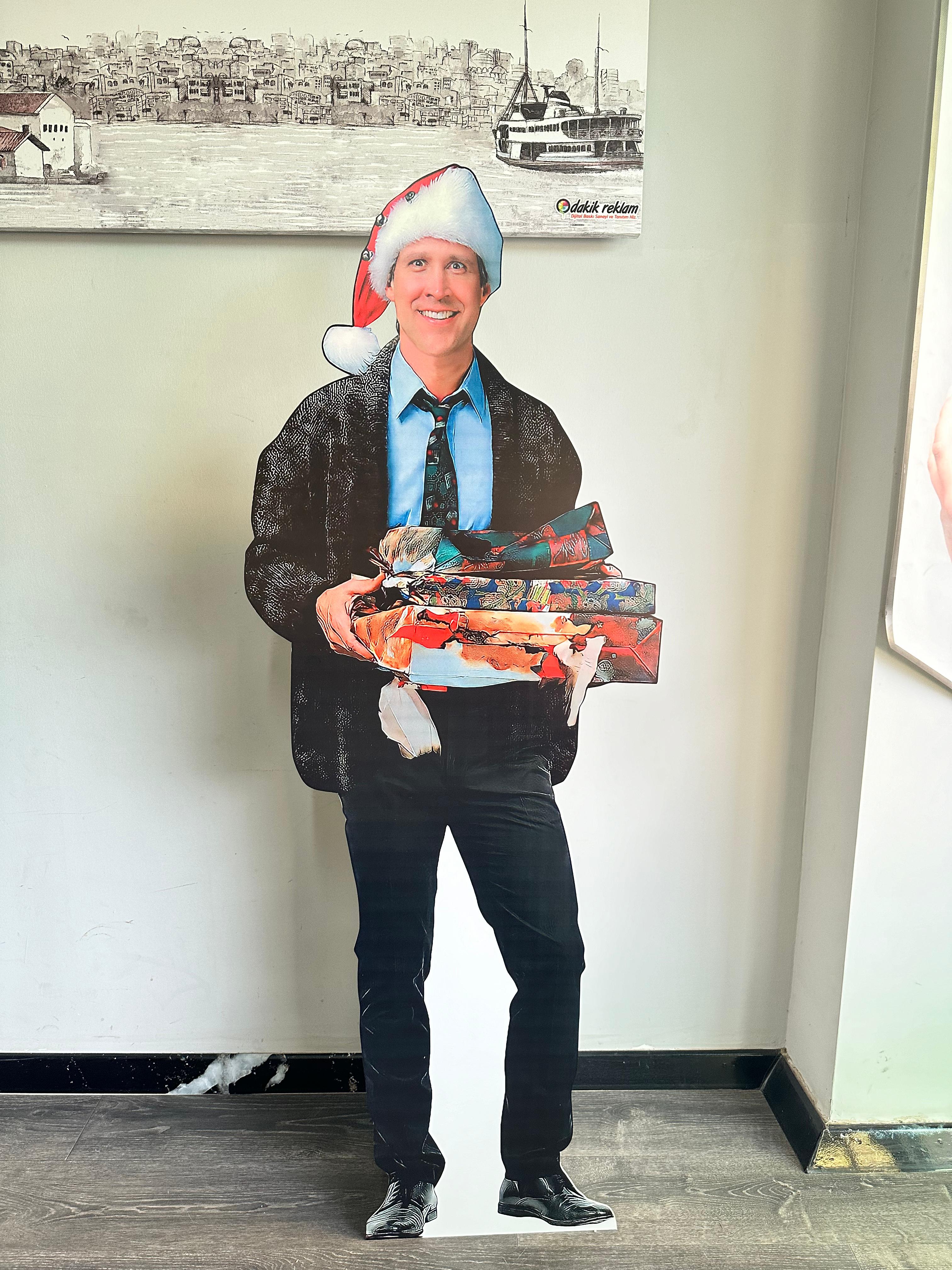 Clark Griswold Cardboard Cutout Model Clark Noel Life Size Mockup Figure